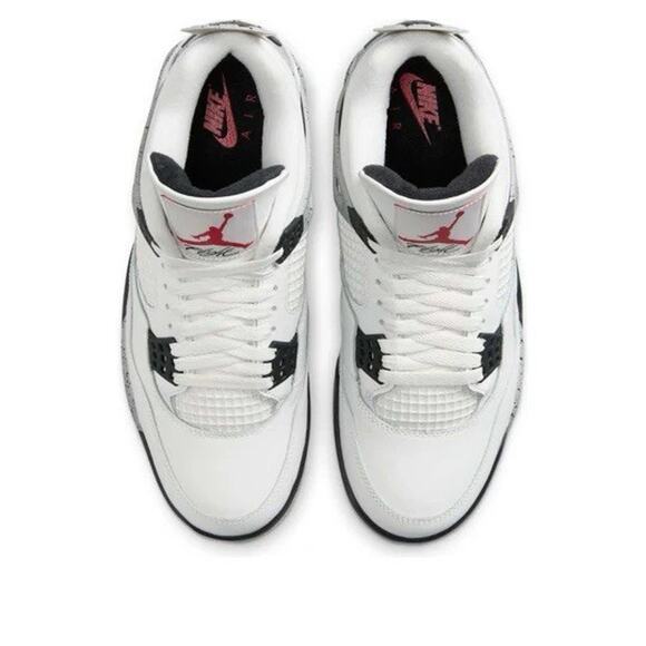 NEW Nike Air Jordan 4 Retro OG 2025 ‘White Cement’ FV5029-100 Men’s Size Multi main image 7